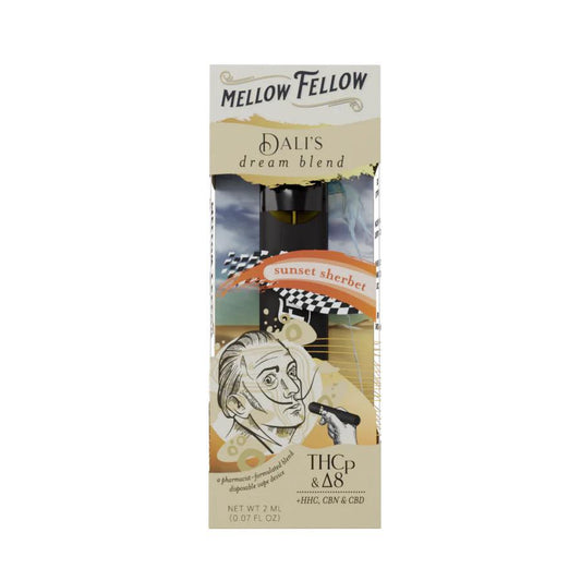 MELLOW FELLOW PREMIUM BLEND DISPOSABLE 2G - SUNSET SHERBET (HYBRID)