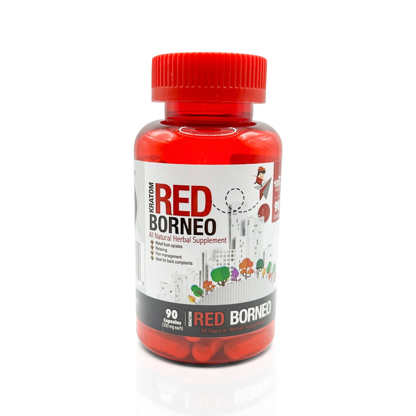 BUMBLE BEE RED BORNEO CAPS 90CT