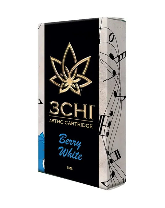 3CHI DELTA 8 CARTRIDGE 1G - BERRY WHITE (INDICA)