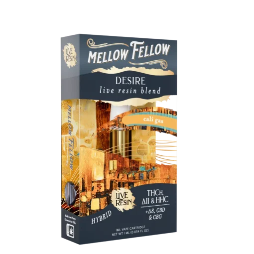 MELLOW FELLOW LIVE RESIN BLEND CARTRIDGE 1G - CALI GAS (HYBRID)