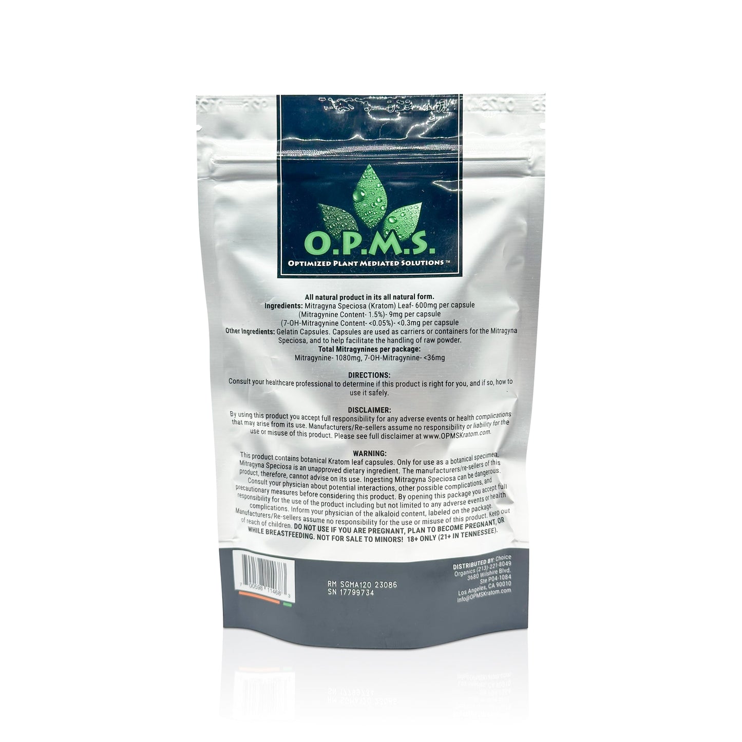 OPMS SILVER GREEN VEIN MALAY 120CT