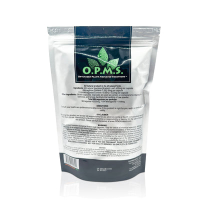 OPMS SILVER GREEN VEIN MALAY CAPSULES 480CT