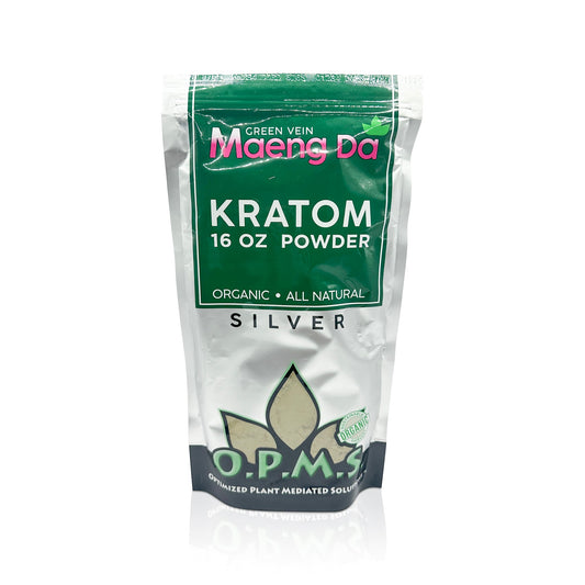 OPMS SILVER GREEN VEIN MAENG DA POWER 16OZ