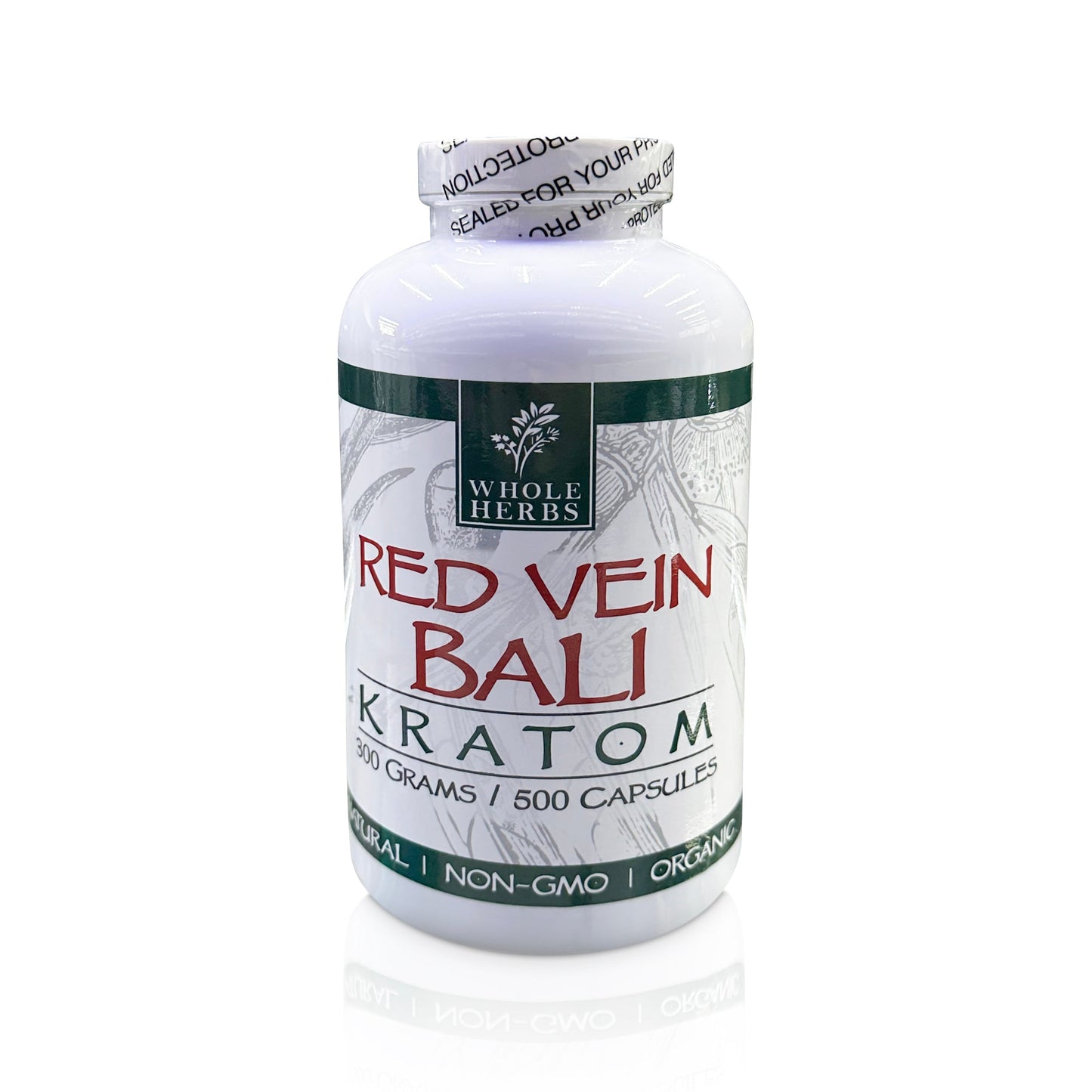 WHOLE HERBS RED VEIN BALI 500CT