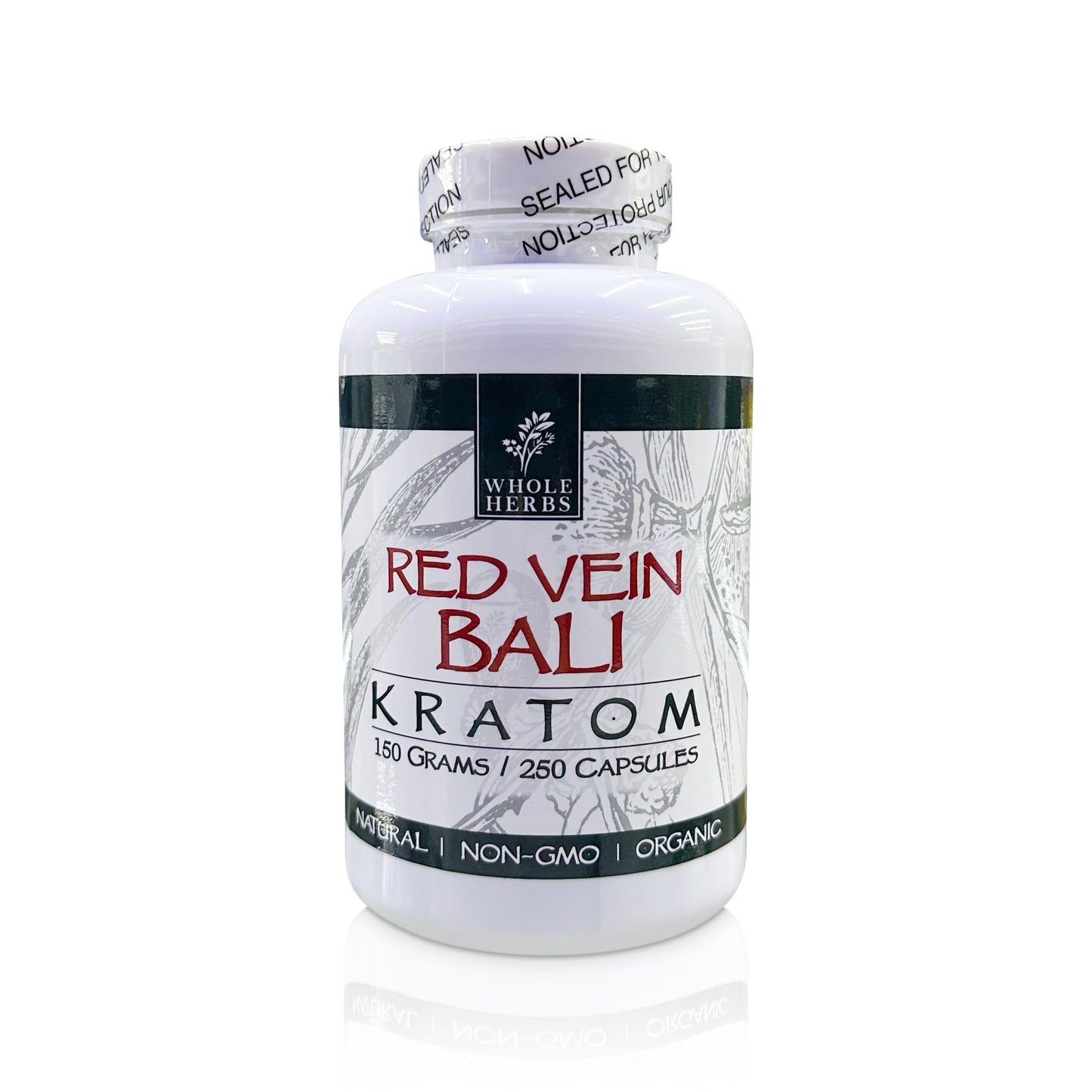 WHOLE HERBS RED VEIN BALI 250CT