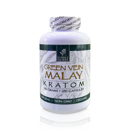 WHOLE HERBS GREEN VEIN MALAY 250CT