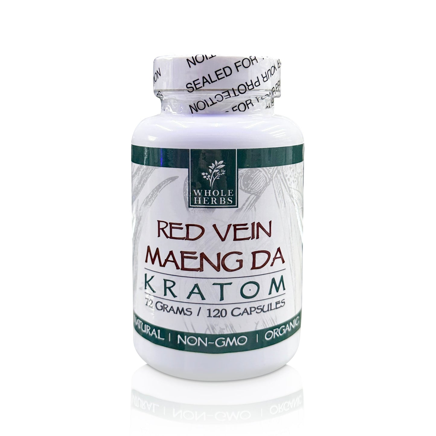 WHOLE HERBS RED VEIN MAENG DA 120CT