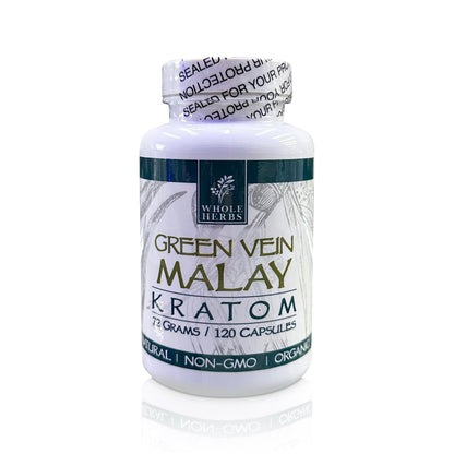 WHOLE HERBS GREEN VEIN MALAY 120CT