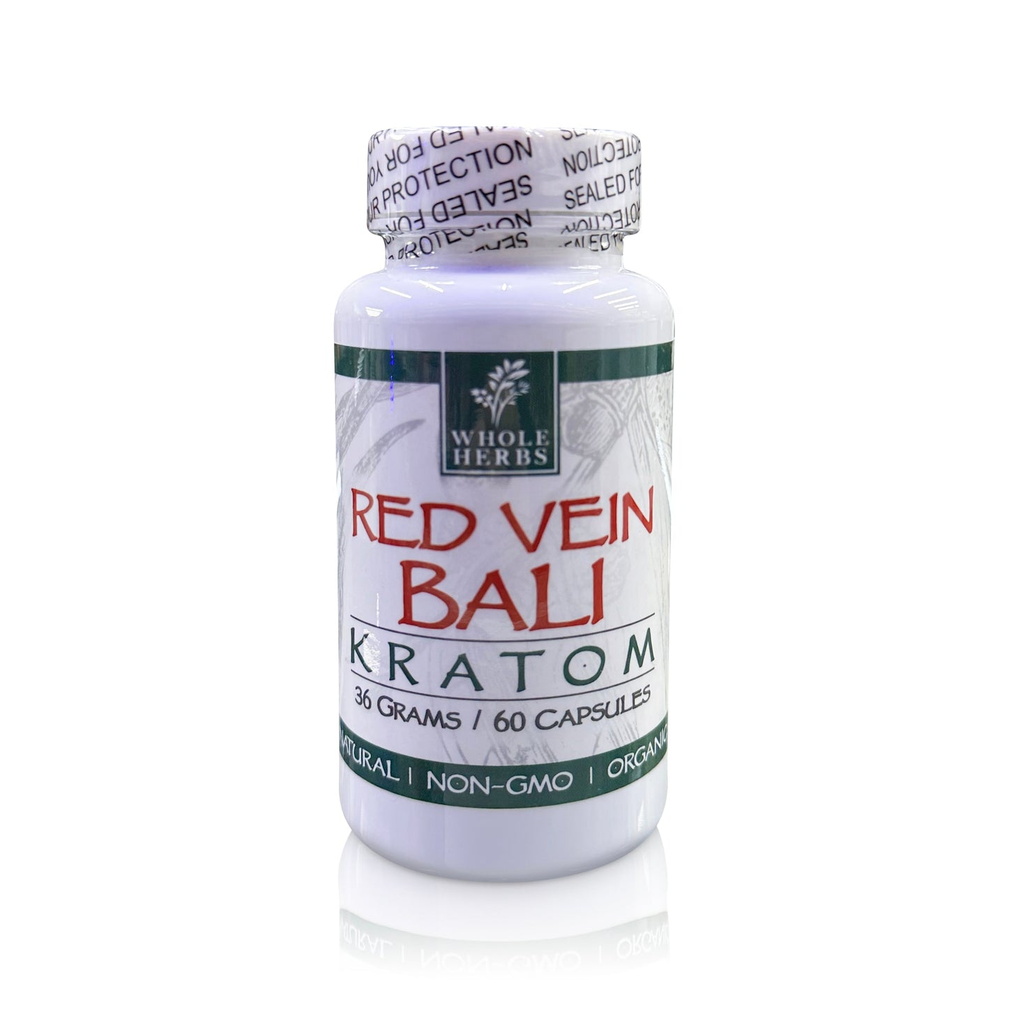 WHOLE HERBS RED VEIN BALI 60CT