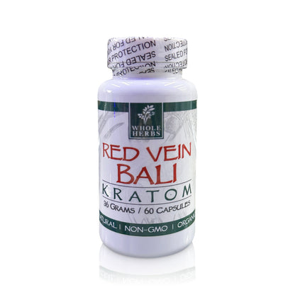 WHOLE HERBS RED VEIN BALI 60CT