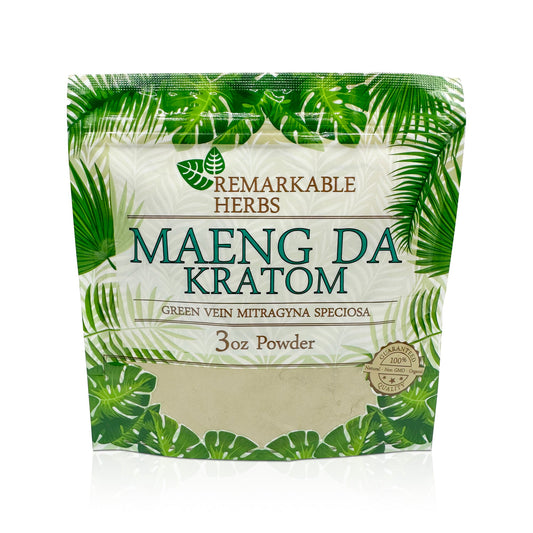 REMARKABLE HERBS GREEN MAENG DA POWDER 3OZ