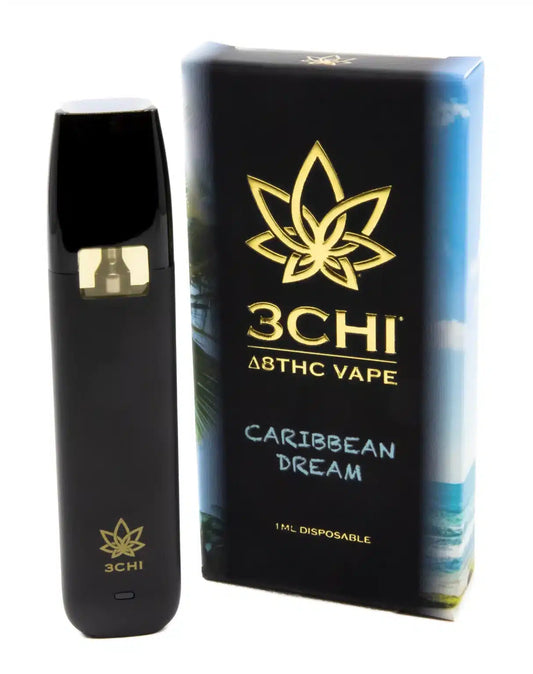 3CHI DELTA 8 DISPOSABLE 1G - CARIBBEAN DREAM (SATIVA HYBRID)