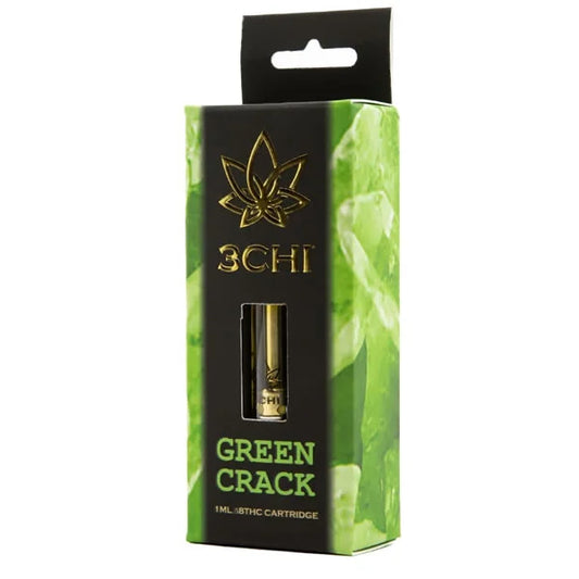 3CHI DELTA 8 CARTRIDGE 1G - GREEN CRACK (SATIVA)